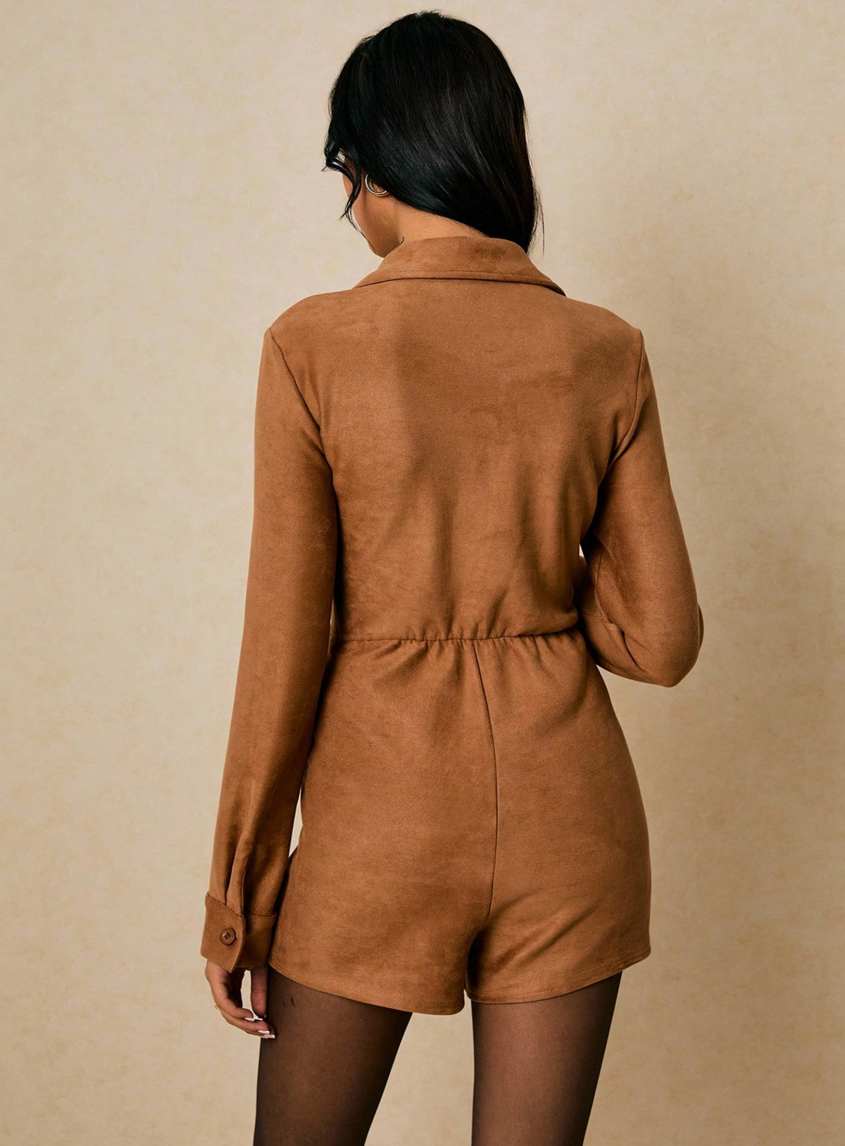 Tutina casual retr˜ con bottoni frontali