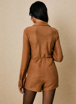 Tutina casual retr˜ con bottoni frontali