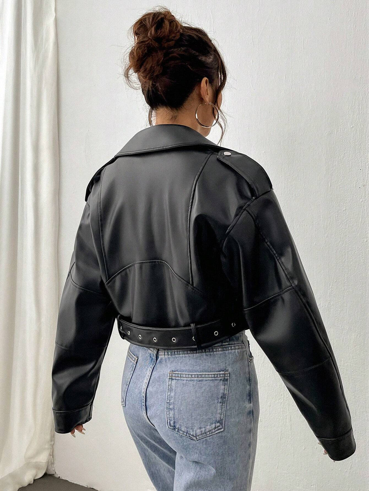 Giacca da moto con zip