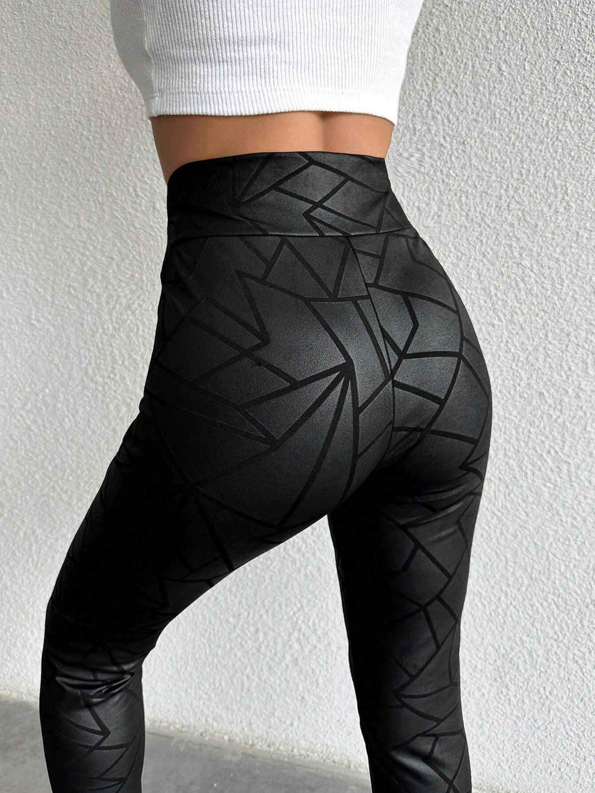 Leggings ampia fascia in vita