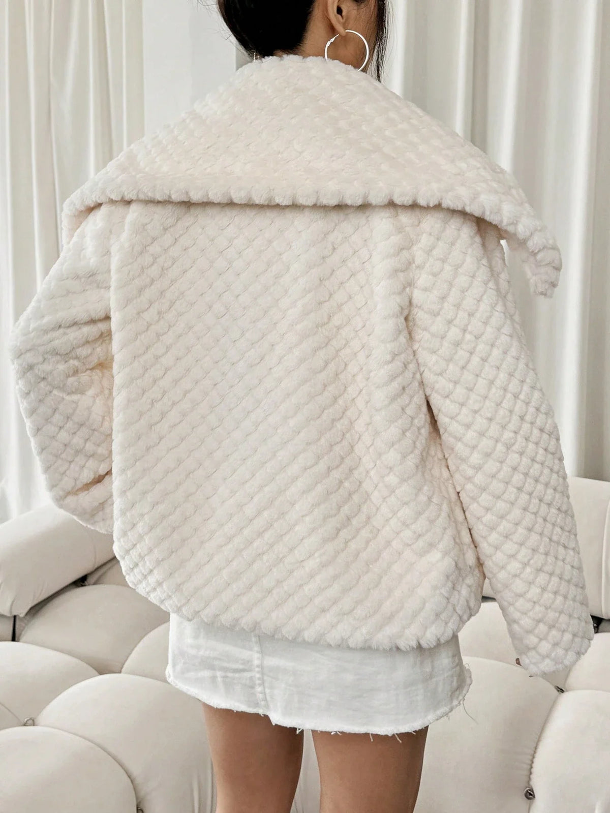 Cappotto aperto davanti morbido